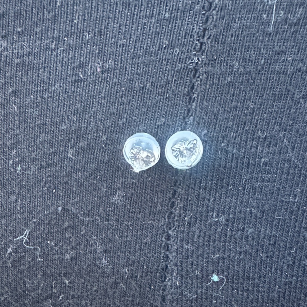 Clear Stud Earrings